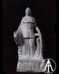 Atene, Museo Archeologico Nazionale, statua di Atena.<br>Fot.: Anonimo.<br>Data ripresa: 1930 ca. <br>Fondo Lugli, inv. 73896