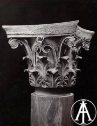 Atene, Museo Archeologico Nazionale, capitello corinzio, V sec. a.C.<br>Fot.: Edizioni Alinari, Firenze, n. 24224.<br>Data ripresa: 1930 ca. <br>Fondo Lugli, inv. 73921