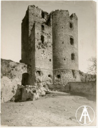 Castellottieri (GR), rocca, veduta ripresa dall'esterno della porta.<br>
Albumina, mm. 194 x 294
<br>Fot.: Istituto Italiano d'Arti Grafiche, Bergamo.
<br>Data ripresa: 1910 circa
<br>Fondo Ricci, inv. 6084